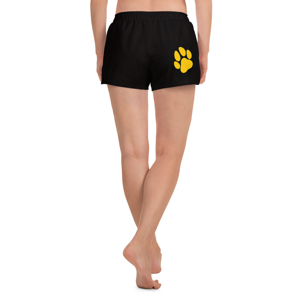 Black R7_Dawg - Women's Athletic Shorts