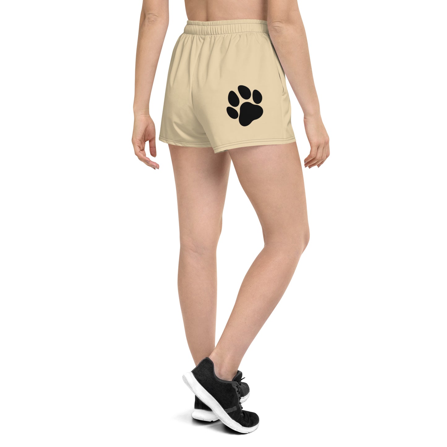 Beige R7_Dawg - Women’s Athletic Shorts