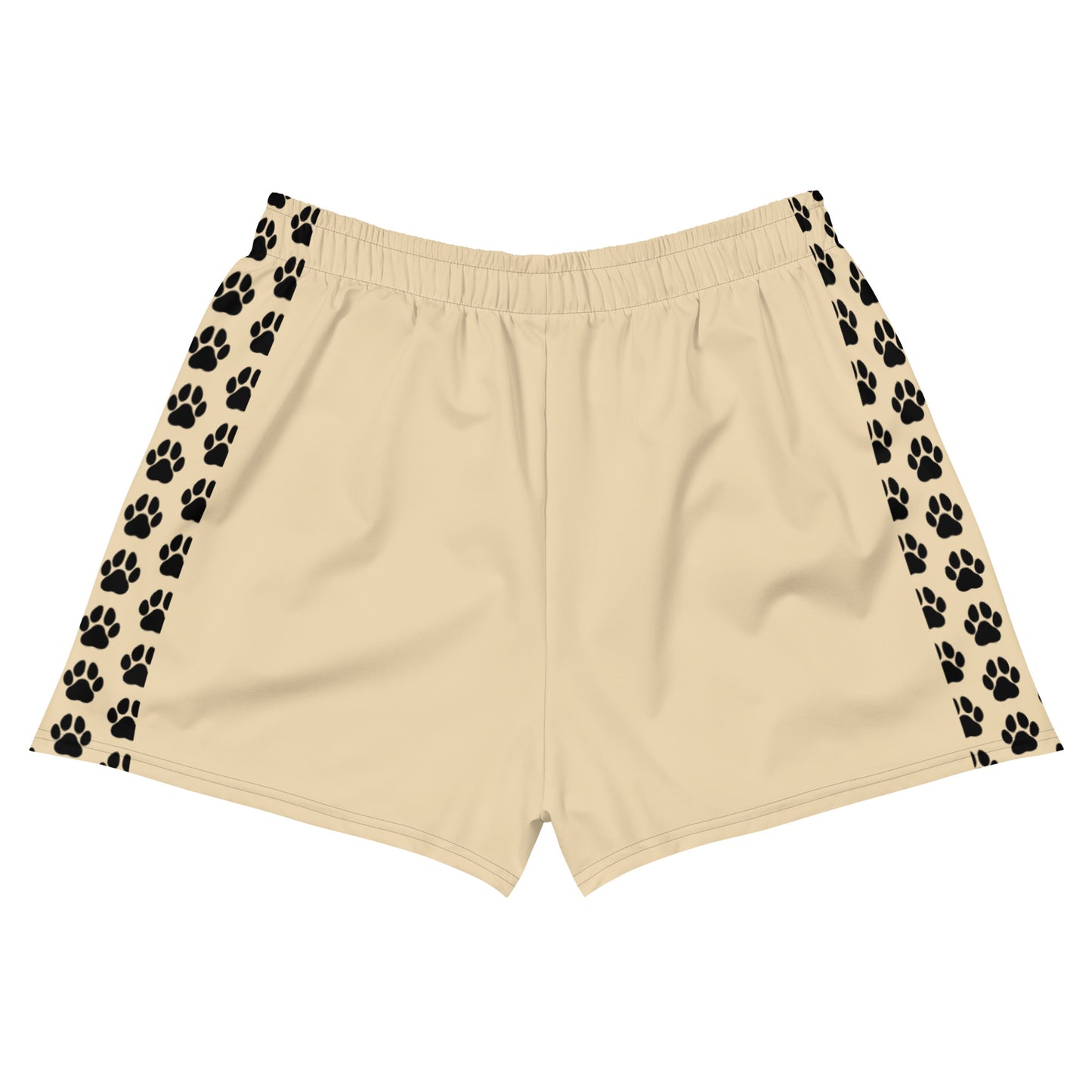 Beige'd Out Dawg Trax - Women’s Athletic Shorts
