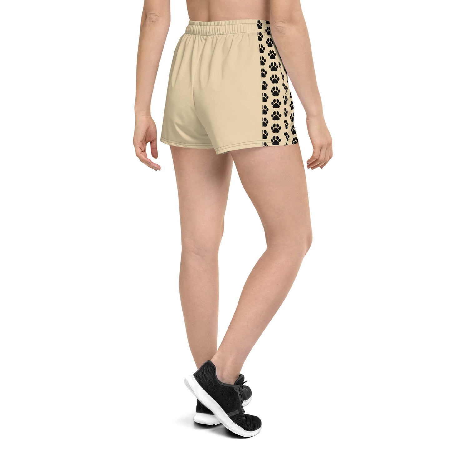 Beige'd Out Dawg Trax - Women’s Athletic Shorts